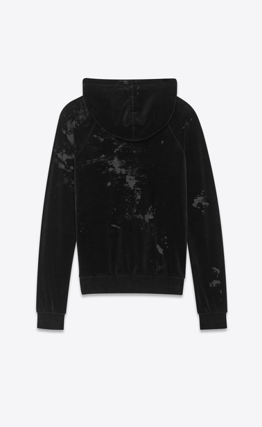 SL Hoodie in velours dévoré